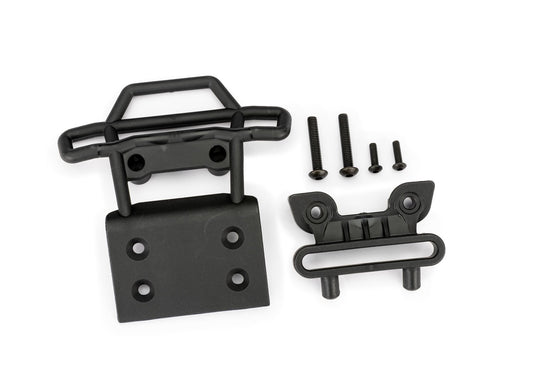 BUMPER FRONT/MOUNT BLACK