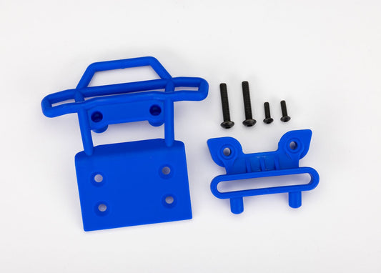 BUMPER FRONT/MOUNT BLUE