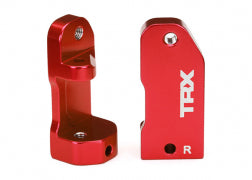 Caster blocks 30-degree red-anodized 6061-T6 aluminum (left & right)/ suspension screw pin (2)