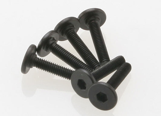 Screws 3x15mm flat-head machine (hex drive) (6)