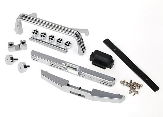 Body accessories kit Bigfoot No. 1 (includes winch front and rear bumpers roll bar light bar engine detail & mounting hardware) (grille sold separately)