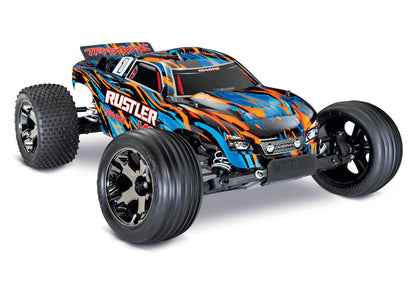 Discontinued - Rustler  VXL:  1/10 Scale Stadium Truck with TQi Traxxas Link  Enabled 2.4GHz Radio System & Traxxas Stability Management (TSM)