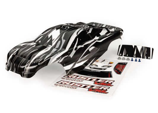 Discontinued - RUSTLER VXL BODY R/BLK/WHT