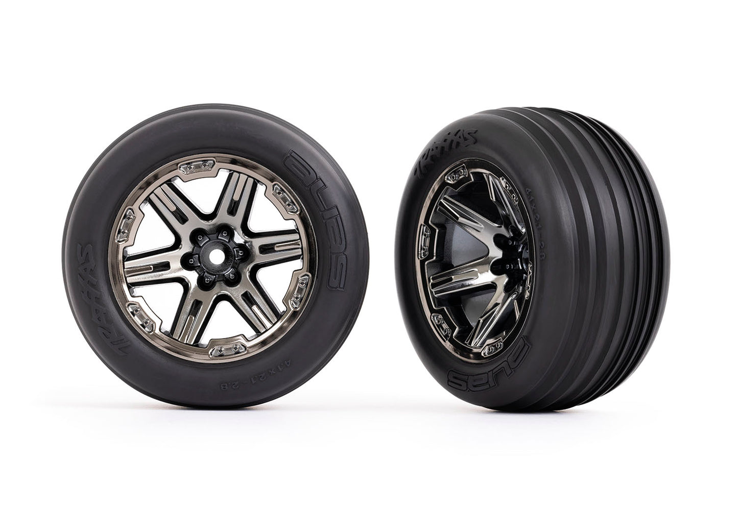 T&W RXT BLK CHRM 2.8/RIBBED