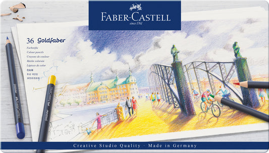 Goldfaber Colored Pencil Set In Metal Tin 36/Pkg-