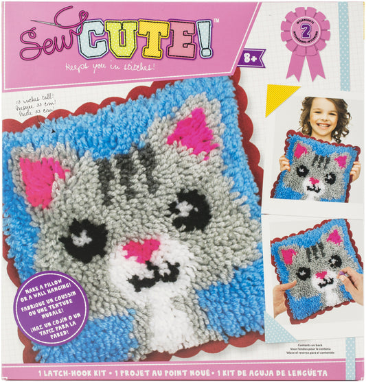 Sew Cute! Latch Hook Kit-Cat