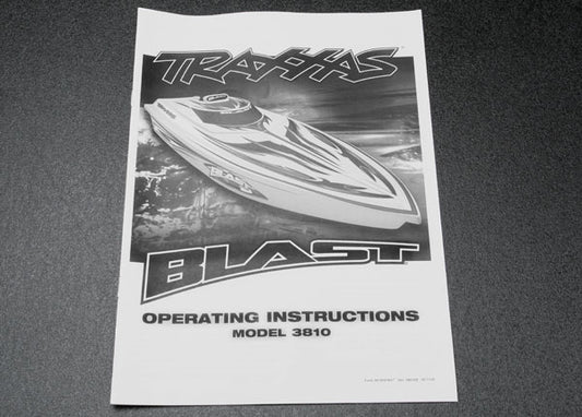 Owner's manual Blast