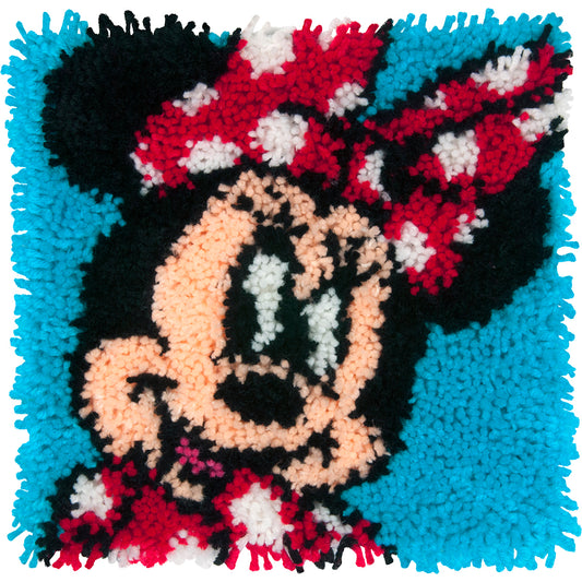 Dimensions Disney Latch Hook Kit 12"X12"-Minnie Mouse