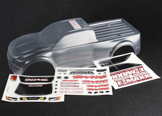 Body E-Maxx Brushless (clear requires painting)/ decal sheet