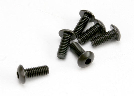 Screws 4x10mm button-head machine (hex drive) (6)