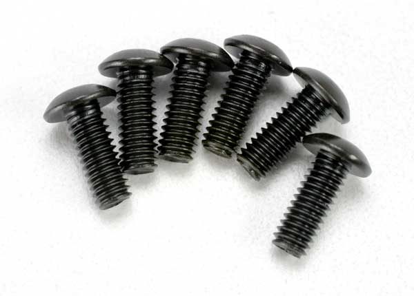 Screws 4x12mm button-head machine (hex drive) (6)