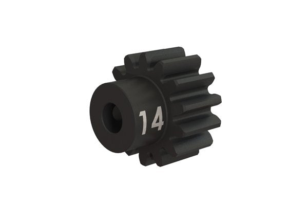 Gear 14-T pinion (32-p) heavy duty (machined hardened steel)/ set screw