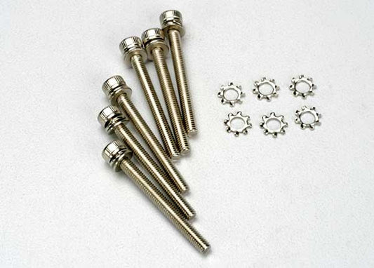 Screws 3x28mm cap-head machine (hex drive) (6)/ 3x6mm ELW (6)