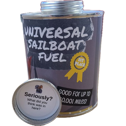 Canned Sailboat Fuel Funny Gag Gift Dirty Santa Joke Prank
