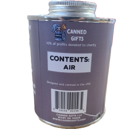 Canned Sailboat Fuel Funny Gag Gift Dirty Santa Joke Prank