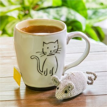 Ceramic Cup Gift Set 16 OZ Pet Cat