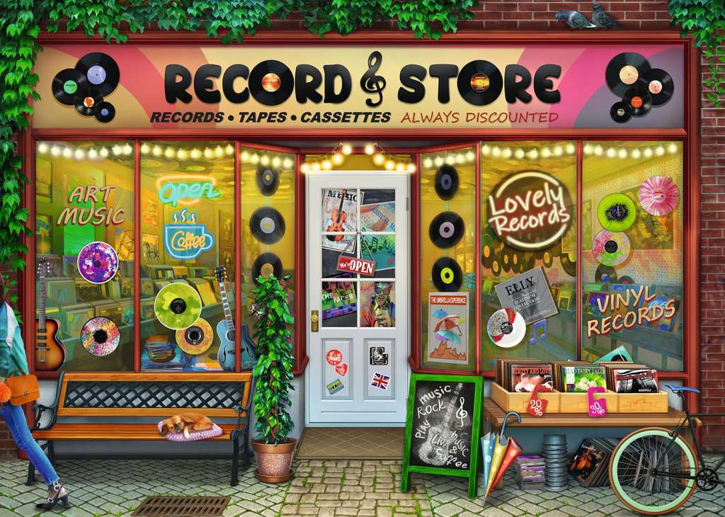 Vintage Vinyl 1000 pc Puzzle