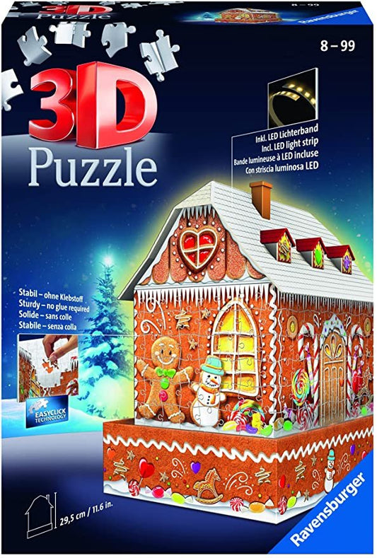 Gingerbread House - Night Edition Seasonal 3D 216