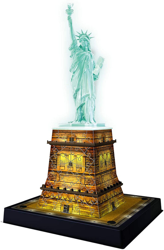 Statue of Liberty - Night Edition 3D 108 pc Puzzle