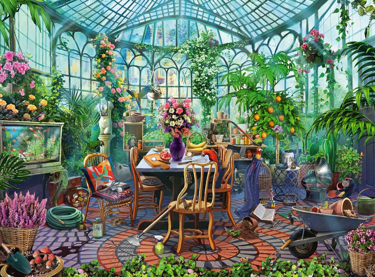 Greenhouse Morning 500 pc Puzzle