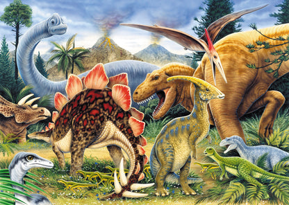 Mini Paint By Number Kit 5"X7"-Dinosaurs - Junior