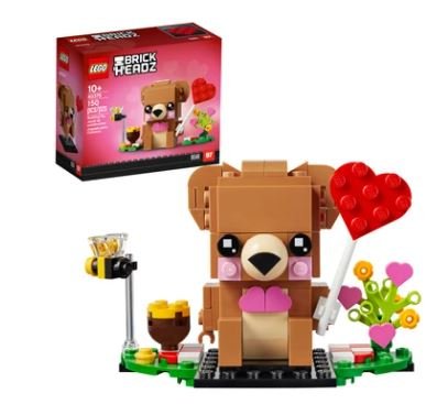 Brick Headz:  Valentine's Bear