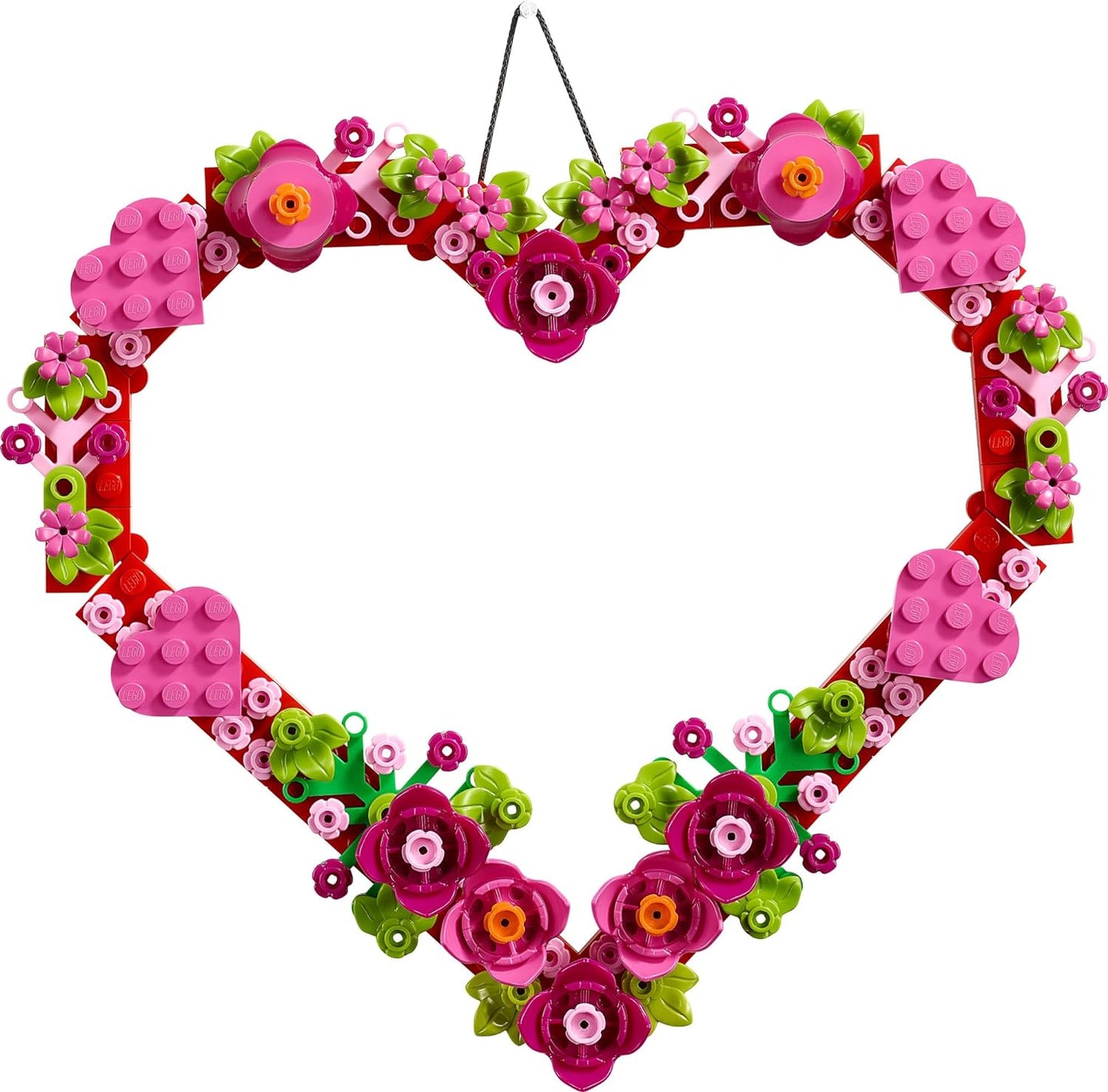 LEGO Heart Ornament Building Toy Kit, Heart Shaped Arrangement of Artificial Flowers, Great Gift for Valentine's Day, Unique Arts & Crafts Activity for Kids, Girls and Boys Ages 9 and Up, 40638 Visit the LEGO Store