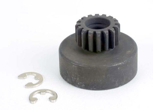 Clutch bell (16-tooth)/5x8x0.5mm fiber washer (2)/ 5mm E-clip (requires #2728 - ball bearings 5x8x2.5mm (2)