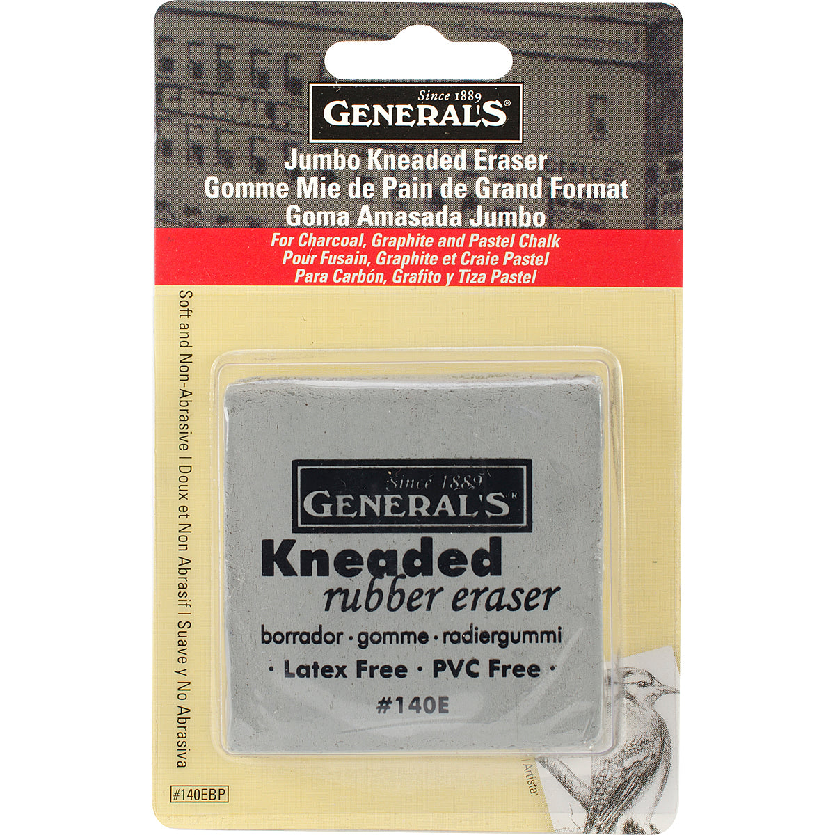 General's Jumbo Kneaded Rubber Eraser-