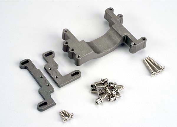 Engine mount 2 piece aluminum (w/ screws) (N. Stampede)