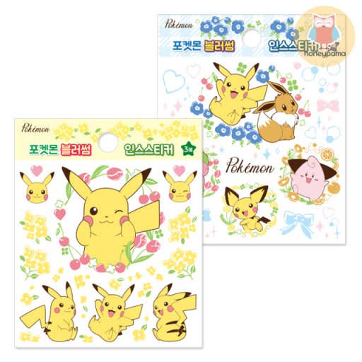 K-Wonderland - Pokemon Blossom Insta Sticker Set (3 Sheets) – Official