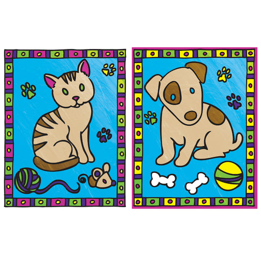 My First Paint By Number Kit 8.75"X11.375" 2/Pkg-Kitten & Puppy