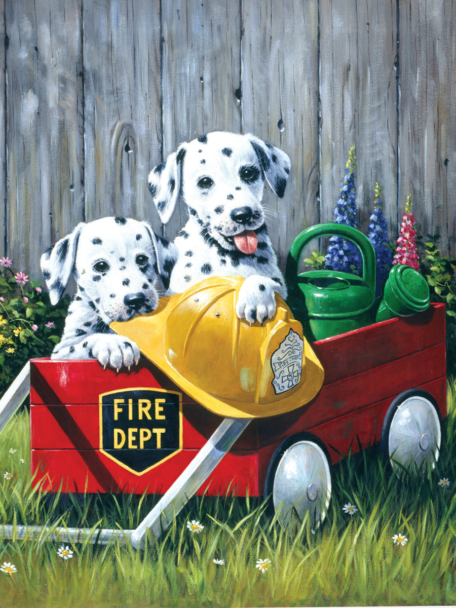 Junior Small Paint By Number Kit 8.75"X11.75"-Fire Wagon