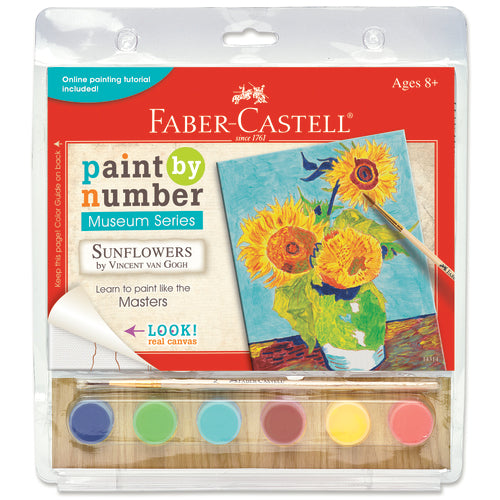Museum Series Paint By Number Kit 6"X8"-Sunflowers