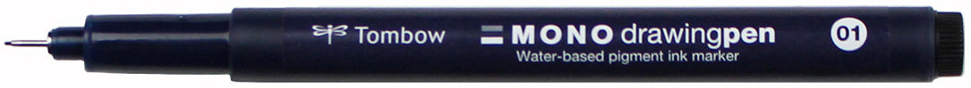Tombow MONO Drawing Pen 0.1mm Tip-Black