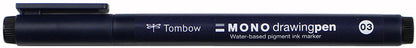 Tombow MONO Drawing Pen 0.3mm Tip-Black