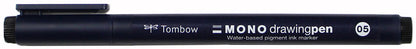 Tombow MONO Drawing Pen 0.5mm Tip-Black