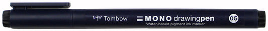 Tombow MONO Drawing Pen 0.5mm Tip-Black