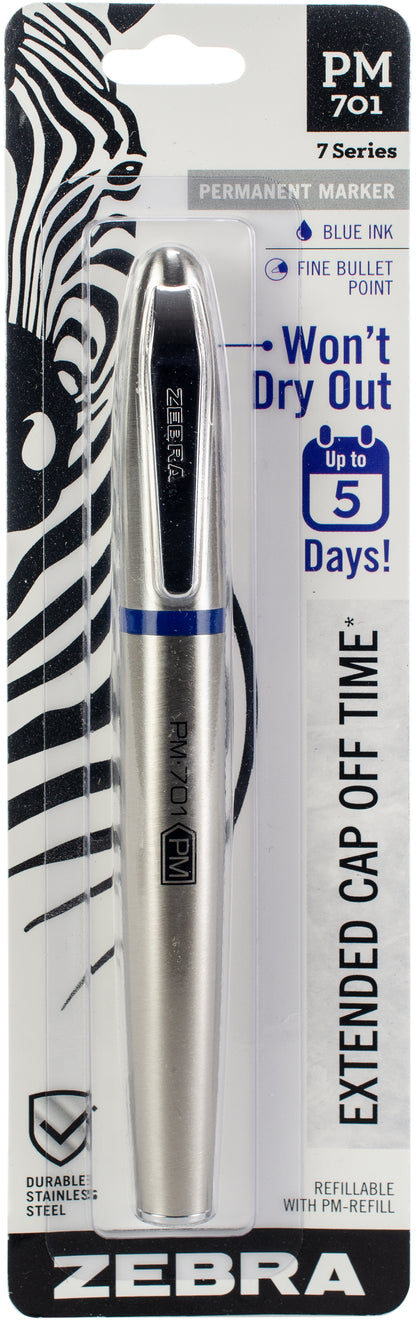 Zebra Permanent Steel Marker-Black