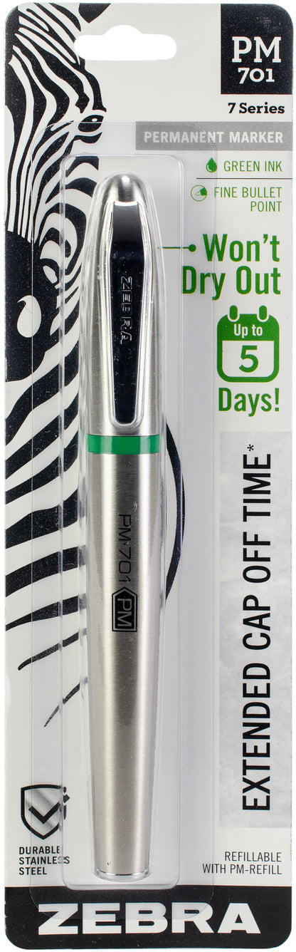 Zebra Permanent Steel Marker-Black