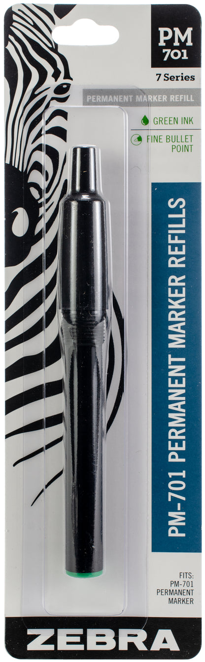 Zebra Permanent Steel Marker Refill-Black