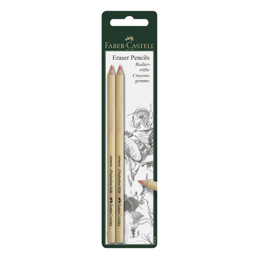 Faber-Castell Eraser Pencils 2/Pkg
