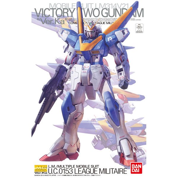 203225 1/100 V2 Gundam Ver Ka Victory Gundam MG