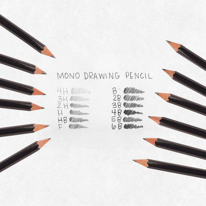Tombow Professional Drawing Pencils 12/Pkg-