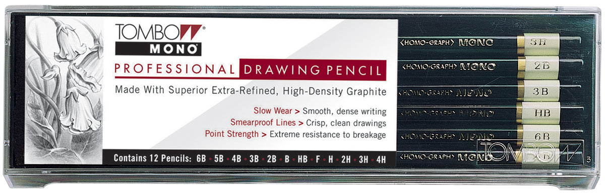 Tombow Professional Drawing Pencils 12/Pkg-