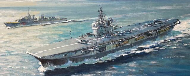 1:700 HMS GLORY 1945