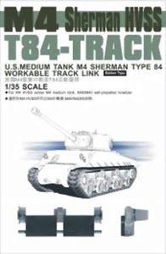 AFV Club 1/35 AF35033 WORKABLE T84 Track Link for WWII US M4 Sherman HVSS