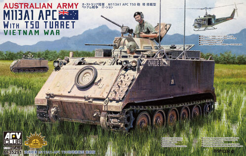 M113A1 APC with T50 Turret, Vietnam War AFV Club | No. AF35291 | 1:35