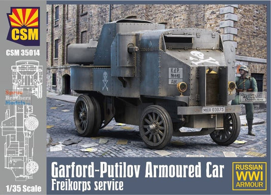 Garford-Putilov Armoured Car Freikorps Service Copper State Models | No. CSM35014 | 1:35