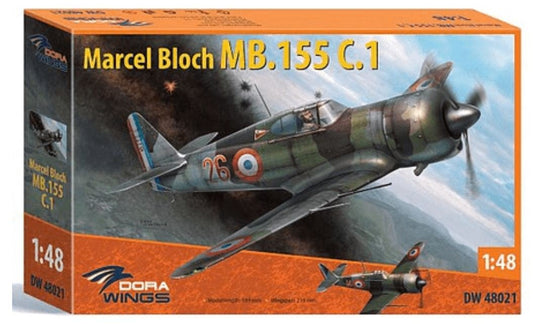 1/48 Marcel Bloch MB155 C1 French Air Fighter